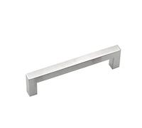 BOZONLI 2pcs 128mm Tiradores Armarios, Manillas Tiradores para Muebles Acero Inoxidable Cepillado Plata
