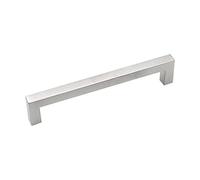 BOZONLI 2pcs 160mm Tiradores Armarios, Manillas Tiradores para Muebles Acero Inoxidable Cepillado Plata