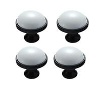 BOZONLI 4 Piezas Cerámica Pomos para Muebles, Tiradores Cocina Tiradores Armarios Aleación de Zinc Tiradores Muebles (diámetro 16 mm)