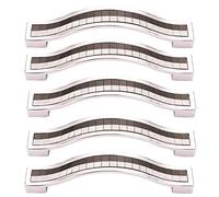 BOZONLI 5pcs Tiradores Cocina de Cristales de Aleación de Zinc, Estilo Europeo, Tiradores para Muebles, Vestidores, Cómodas, Armarios, 160mm