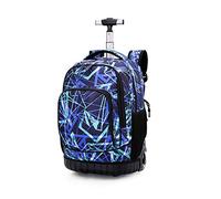 BOZONLI Bolsas Escolares Mochilas Escolares con Ruedas, Mochila Trolley Mochila Ruedas Equipaje Infantil niños Cabina de Equipaje Maleta Trolley para Niñas y Niños