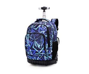 BOZONLI Bolsas Escolares Mochilas Escolares con Ruedas, Mochila Trolley Mochila Ruedas Equipaje Infantil niños Cabina de Equipaje Maleta Trolley para Niñas y Niños