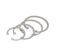 BOZONLI Circlip Interior, Anillos de Retención a Presión, Anillos de Seguridad E-clip, Circlips Anillos, Circlips Surtido de Acero Inoxidable Ø24mm,20 pcs