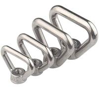 BOZONLI M10 Tuerca de anilla, Tuerca de elevación, Tuerca de Triangular de Acero Inoxidable