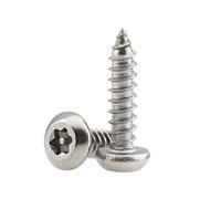 BOZONLI M3.9 Tornillos Autorroscantes Tornillos de Cabeza Redonda Torx Tornillos de Sujeción de Acero Carbono, M3.9×32mm,20 pcs