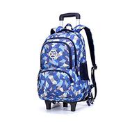 BOZONLI Mochilas Escolares con Ruedas, Bolsas Escolares con Ruedas Niña Mochilas Escolar Trolley para Niñas Estuches Escolares para Niñas y Niños