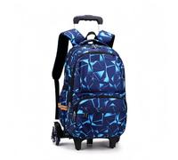 BOZONLI Mochilas Escolares con Ruedas, Bolsas Escolares Trolley Mochilas Niños para Viajes y Escuela, Azul