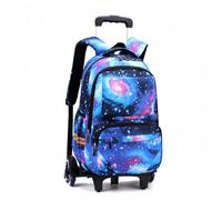 BOZONLI Mochilas Escolares con Ruedas, Bolsas Escolares Trolley Mochilas Niños para Viajes y Escuela, Azul Cielo