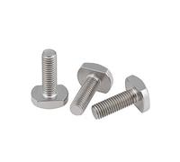BOZONLI Perno en T, Tornillos de Cabeza de Martillo, para T-ranura T-Track Herramienta de Carpintería, M8×16mm,3 pcs