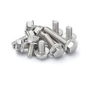 BOZONLI Pernos con Reborde, Tornillo hexagonal con brida (tornillo de ajuste totalmente roscado), M8×45mm,5 pcs