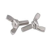 BOZONLI Pernos de Mariposa, Alas Tornillos, Acero Inoxidable Tornillos de Presi, M8×40mm,3 pcs