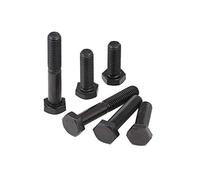 BOZONLI Pernos Hexagonales - Tornillos de Alta Resistencia Alargamiento Perno Mecánico Negro, M8×25mm,10 pz