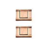 BOZONLI Tiradores invisibles, 2 pcs Tiradores Horizontales para Cajón de Armario de Cocina con Tornillos, Aleación de Zinc, Bronce Amarillo de 32 mm