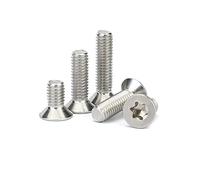 BOZONLI Tornillos Torx de Cabeza Avellanada Tornillos de Acero Inoxidable, M3×6mm,100 pcs