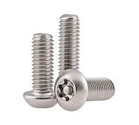 BOZONLI Tornillos Torx de Cabeza Redonda Tornillos de Acero Inoxidable Tornillo Torx Inviolable, M6×50mm,5 pcs