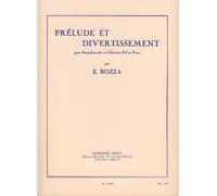 BOZZA - Prelude et Divertissement para Saxofon Mib (Clarinete Sib) y Piano