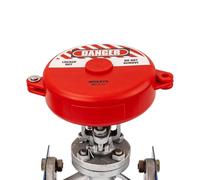 BOZZYS Cerraduras de grifo para exteriores con candado de aluminio, para válvula de compuerta de 1 a 5 pulgadas, tapa de bloqueo Loto Lockout, para espiga de agua, tanque de propano (BD-F12-rojo para