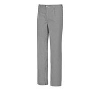 BP 1353 910 33 Pepita - Pantalones de cocinero y panadero (talla 62), color negro y blanco