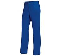 BP 1473-060-13-26 - Pantalones de trabajo con parte trasera elástica, 300,00 g/m², algodón puro, color azul real, 26
