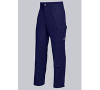BP 1486-060-10-42 Pantalones de trabajo, con respaldo elástico, 300,00 g/m², algodón puro, azul oscuro, 42