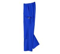 BP 1486-060-13-42 - Pantalones de trabajo con parte trasera elástica (300,00 g/m², algodón puro, talla 42), color azul