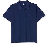 BP 1612-181-110-2XL - Polo unisex de manga corta (cuello de polo con tira de botones, 70 cm, mezcla de tela 220,00 g/m2, talla XXL), color azul