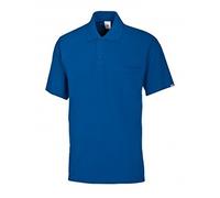 BP 1612-181-13-XS - Polo unisex (manga 1/2, cuello de polo con botones, 70 cm, 220,00 g/m², mezcla de tejido), color azul real, XS
