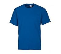 BP 1621-171-13-S - Camiseta unisex de manga corta, cuello redondo, longitud 70 cm, 180,00 g/m2, mezcla de tejidos, color azul real, S