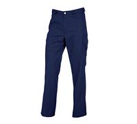 BP 1641-400-110-XLn - Vaqueros unisex (estilo vaquero con varios bolsillos, 215,00 gm2, mezcla de tela, talla XLn), color azul oscuro