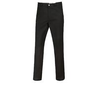 BP 1643-400-32-2XLl - Pantalones unisex estilo vaquero con elástico ajustable en la parte trasera, mezcla de tejidos de 215,00 g/m², color negro, 2XLl