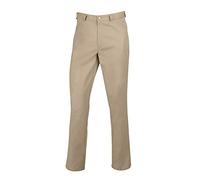 BP 1643-400-47-Ll - Pantalones unisex estilo vaquero con elástico ajustable en la parte trasera, mezcla de tela de 215,00 g/m², color cáscara de huevo, Ll