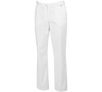 BP 1644-686-21-34L - Pantalones para mujer con bordes elásticos, 230,00 g/m2, mezcla de tela con elástico, 34 L, color blanco