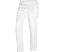 BP 1645-400-21-Ss Pantalones Unisex con Cintura Elástica 215,00 g/m² Mezcla de Telas Blancas Ss