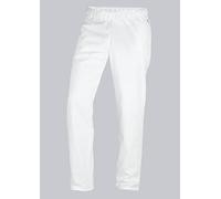 BP 1645 400 - Pantalones unisex de tejido mixto resistente, Color Blanco, Talla L