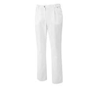 BP 1647 400 - Pantalones para mujer (tejido mixto resistente, talla 54n), color blanco