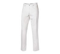 BP 1669-686-21-56n - Vaqueros para hombre, tejido elástico, 230,00 g/m², mezcla de tejido con elástico, color blanco, 56n