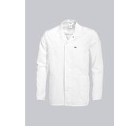 BP 1670-500-21-2XLl Chaqueta unisex, manga 1/1 con abertura ajustable en el puño, mezcla de tejidos de 210,00 g/m², blanco, 2XLL
