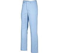 BP 1672-558-21-XLs - Pantalón unisex con cintura elástica ajustable, mezcla de tejidos de 245,00 g/m², color blanco, XLs