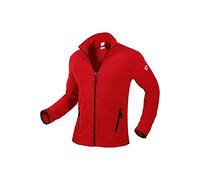 BP 1694-641-81-S - Chaqueta de forro polar para hombre, con sistema de cuello alto y brazos, 275,00 g/m², 100% poliéster, color rojo, talla S