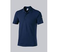 BP 1712-230-110-S - Polo Unisex de Manga Corta (Cuello de Polo con Tira de Botones, 70 cm, 195,00 g/m2, algodón elástico), Color Azul Noche