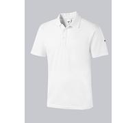 BP 1712-230-21-4XL - Polo Unisex de Manga 1/2, Cuello de Polo con Botones, 70 cm, 195,00 g/m², algodón elástico, Color Blanco, 4XL