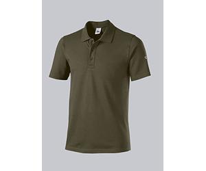 BP 1712-230-73-2XL - Polo Unisex de Manga 1/2 con Cuello con Botones, 70 cm, 195,00 g/m², algodón elástico, Color Verde Oliva, 2XL