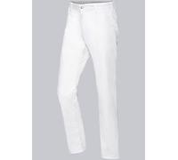 BP 1735-130-0021 Med & Care - Pantalones chinos para hombre, algodón, color blanco, talla 52