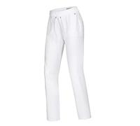 BP 1736-334-0021-20n - Pantalón de confort elástico para mujer, 47% algodón, 47% poliéster, 6% elastolefina, color blanco, talla 20