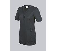 BP 1738-435-56-M Comfort - Túnica para mujer, manga 1/2, insertos de piqué y sistema de elevación de brazos, mezcla de tejidos de 180,00 g/m², antracita, M