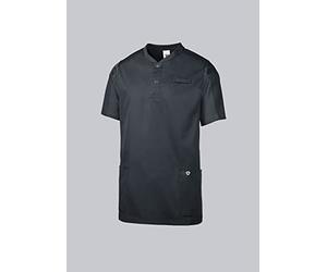 BP 1739-435-0056-L - Túnica unisex Comfort de manga 1/2, insertos de piqué y sistema de elevación de brazos, mezcla de tejidos de 180,00 g/m², antracita, L
