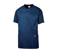 BP 1739-435-110-3XL - Túnica unisex Comfort de manga 1/2, insertos de piqué y sistema de elevación de brazos, mezcla de tejidos de 180,00 g/m², azul noche, 3XL