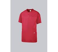 BP 1739-435-188-2XL - Túnica de manga corta unisex con insertos de piqué y sistema de elevación de brazos, mezcla de tela, coral 2XL