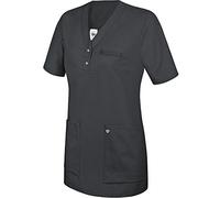 BP 1740-435-56-S - Casaca para mujer, manga 1/2, cuello en V con banda estrecha a presión, mezcla de tejidos de 180,00 g/m², antracita, S