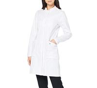 BP 1746-684-21-36n - Bata de médico para mujer, manga larga, con insertos elásticos, 200,00 g/m², mezcla de tela con elástico, color blanco, 36N